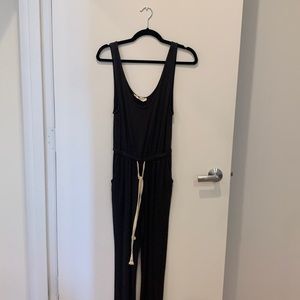 Dark grey jumpsuit with pockets